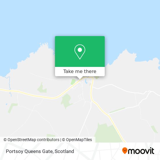 Portsoy Queens Gate map