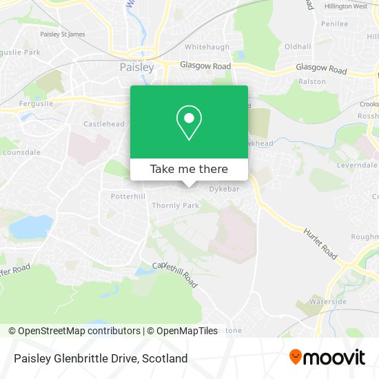 Paisley Glenbrittle Drive map