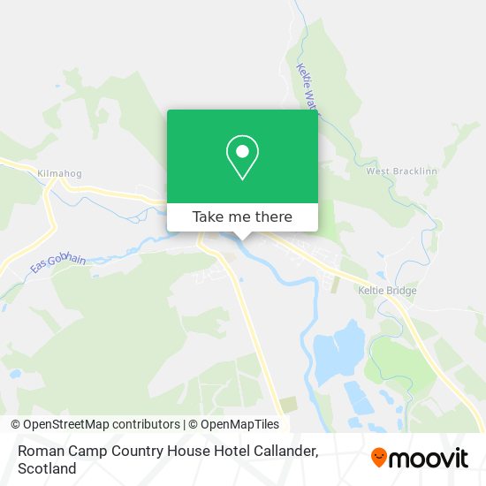 Roman Camp Country House Hotel Callander map