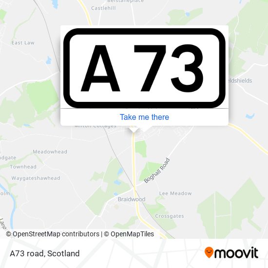 A73 road map