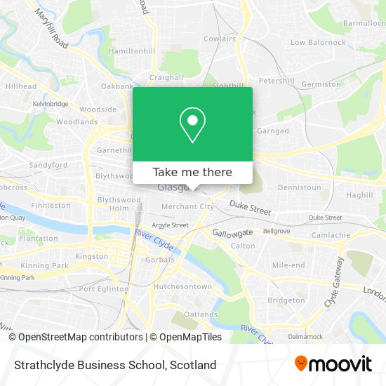 Strathclyde Business School map