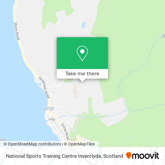 National Sports Training Centre Inverclyde map