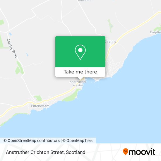 Anstruther Crichton Street map