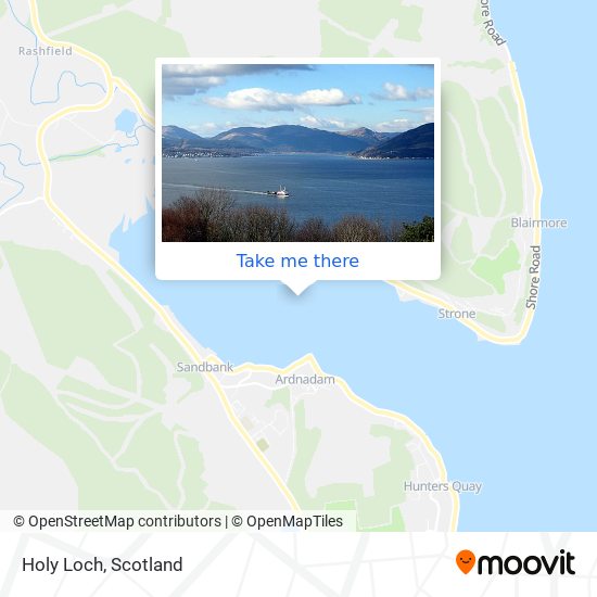 Holy Loch map