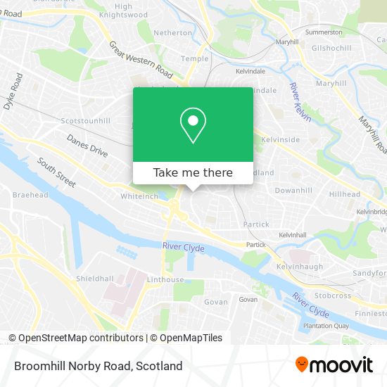 Broomhill Norby Road map