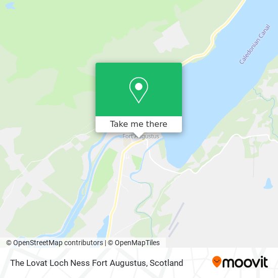 The Lovat Loch Ness Fort Augustus map