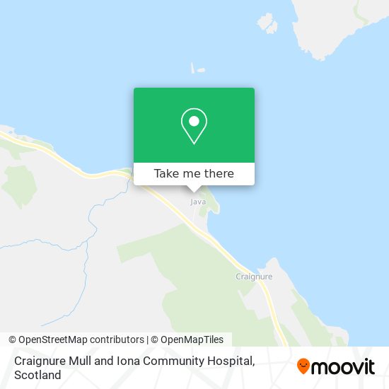 Craignure Mull and Iona Community Hospital map
