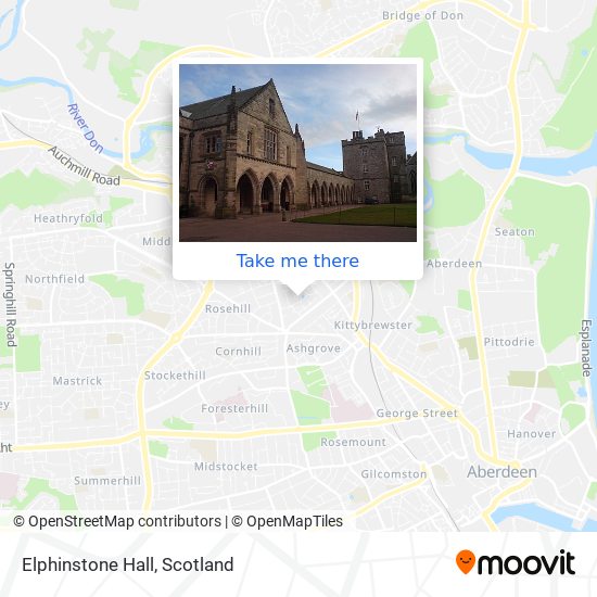 Elphinstone Hall map