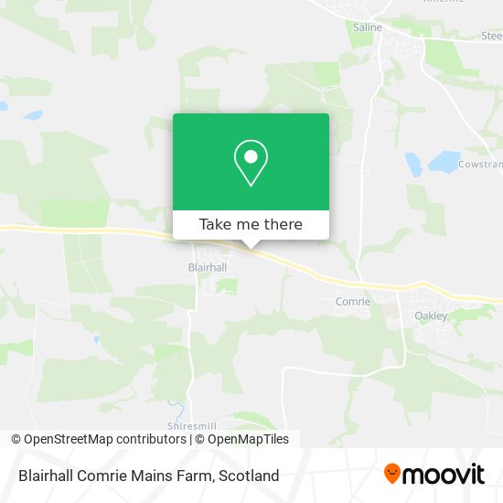 Blairhall Comrie Mains Farm map