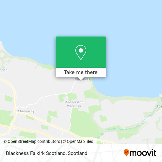 Blackness Falkirk Scotland map