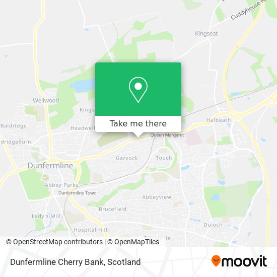 Dunfermline Cherry Bank map