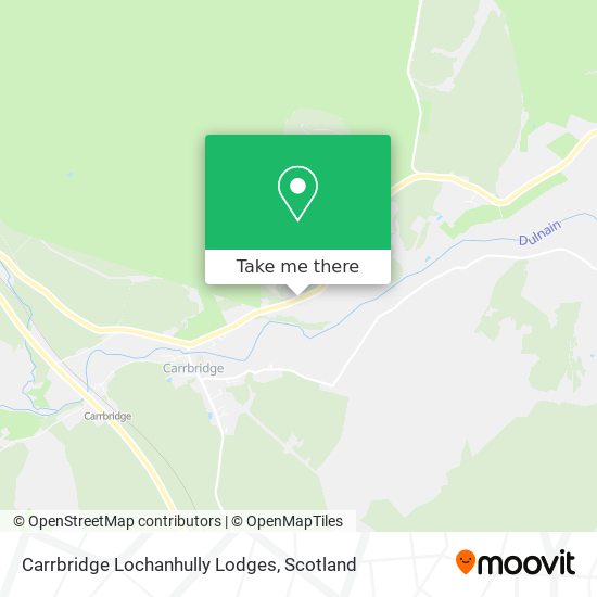 Carrbridge Lochanhully Lodges map