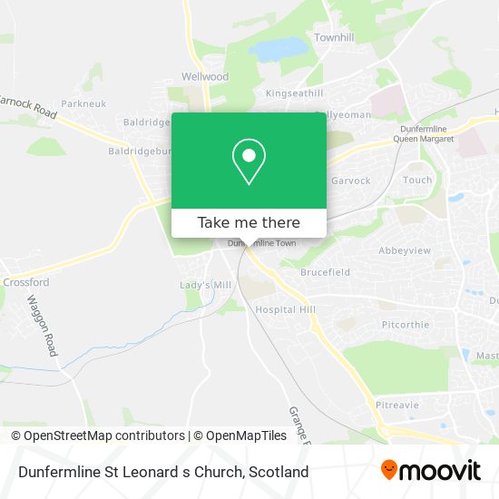 Dunfermline St Leonard s Church map