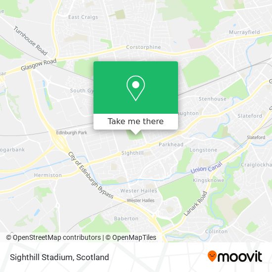 Sighthill Stadium map