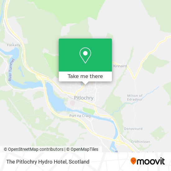 The Pitlochry Hydro Hotel map