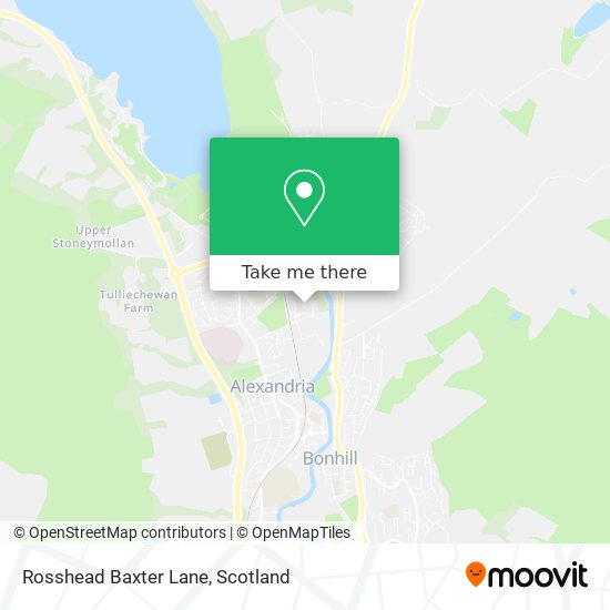 Rosshead Baxter Lane map
