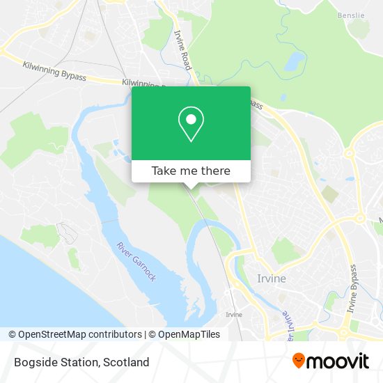 Bogside Station map