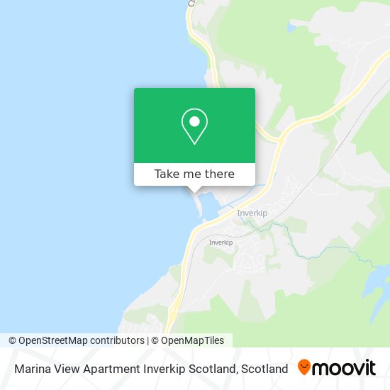 Marina View Apartment Inverkip Scotland map