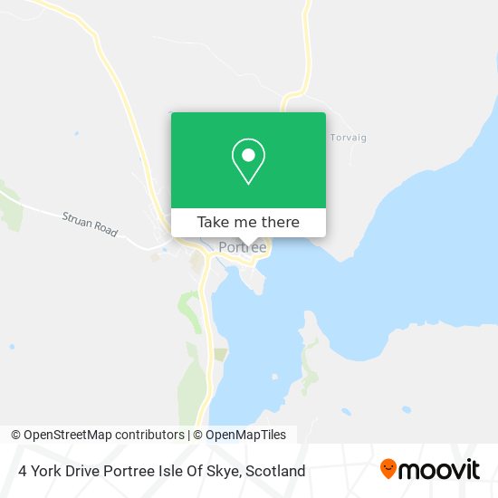 4 York Drive Portree Isle Of Skye map