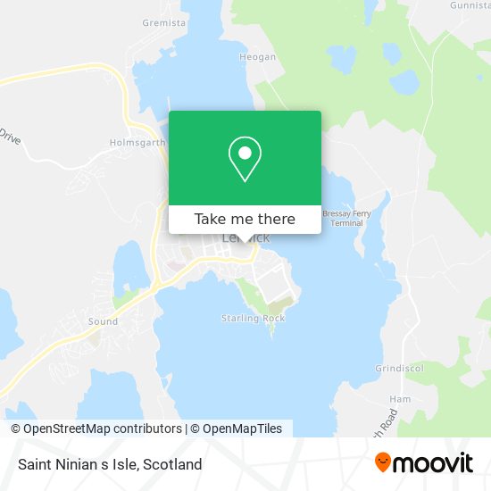 Saint Ninian s Isle map