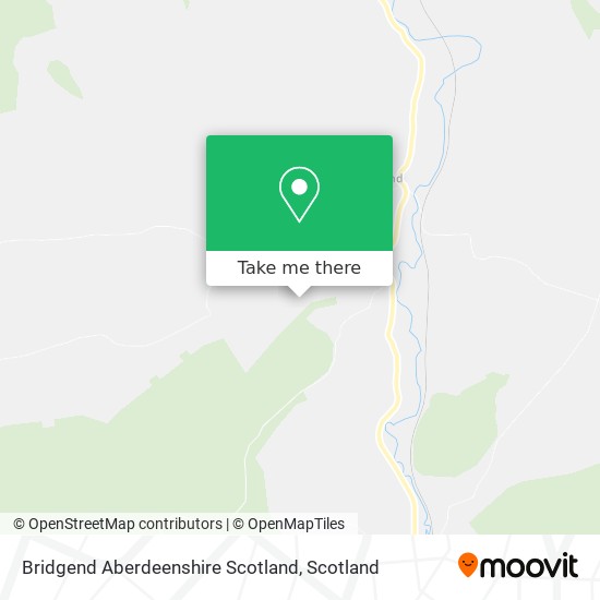 Bridgend Aberdeenshire Scotland map