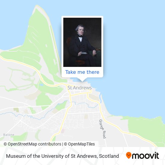 Museum of the University of St Andrews map