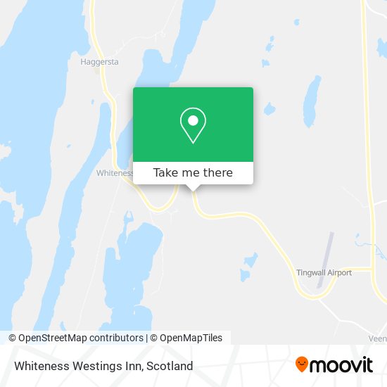 Whiteness Westings Inn map