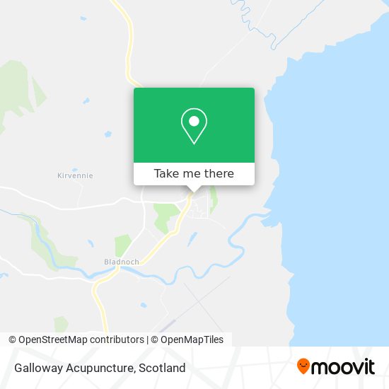 Galloway Acupuncture map