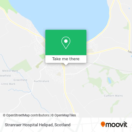 Stranraer Hospital Helipad map