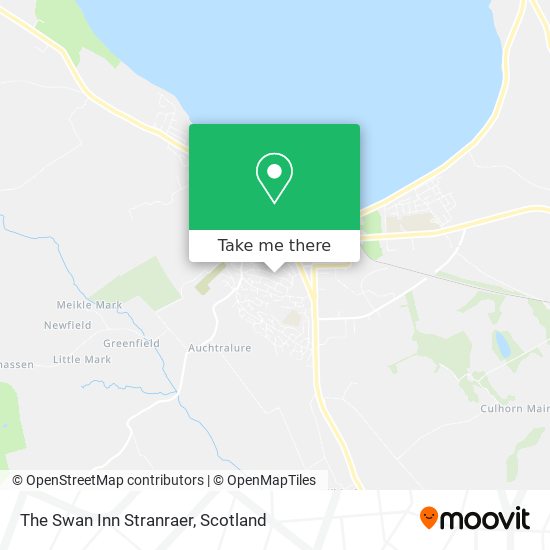 The Swan Inn Stranraer map