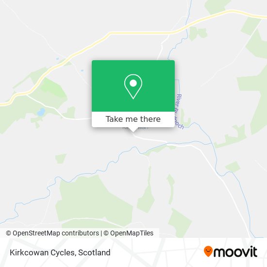 Kirkcowan Cycles map