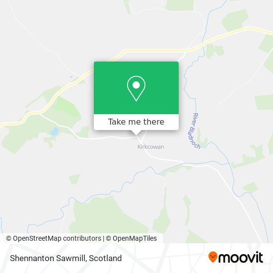 Shennanton Sawmill map