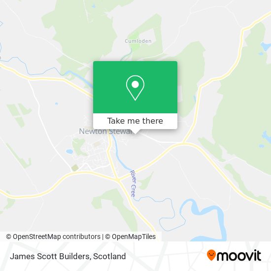 James Scott Builders map