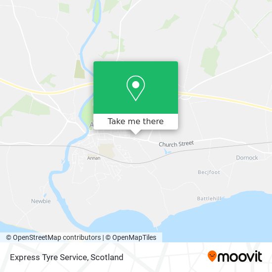 Express Tyre Service map
