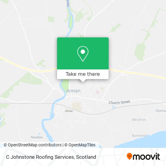 C Johnstone Roofing Services map