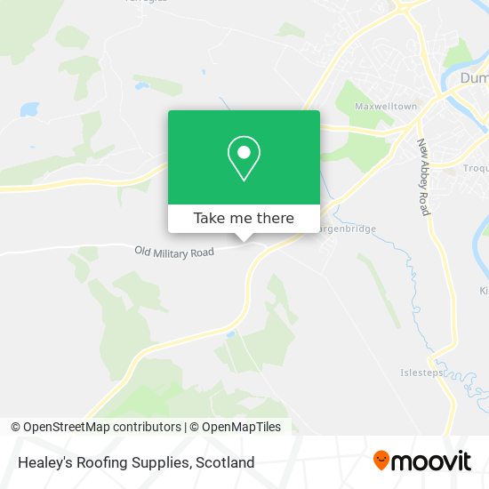 Healey's Roofing Supplies map