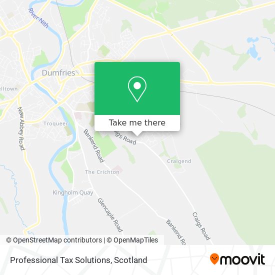 Professional Tax Solutions map