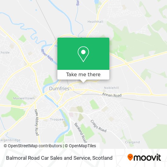 Balmoral Road Car Sales and Service map