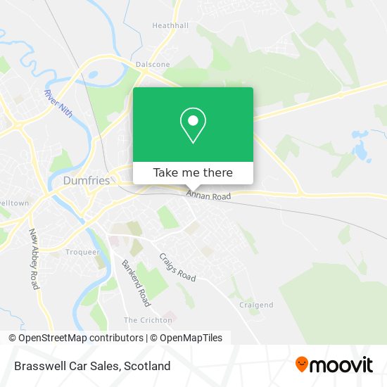 Brasswell Car Sales map