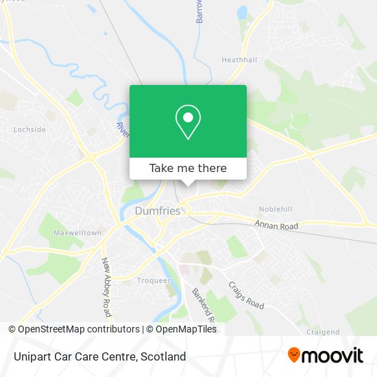 Unipart Car Care Centre map