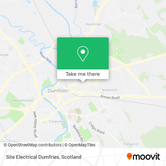 Site Electrical Dumfries map