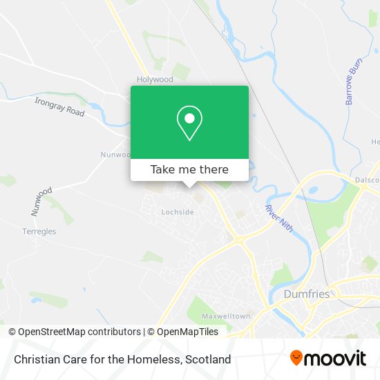 Christian Care for the Homeless map