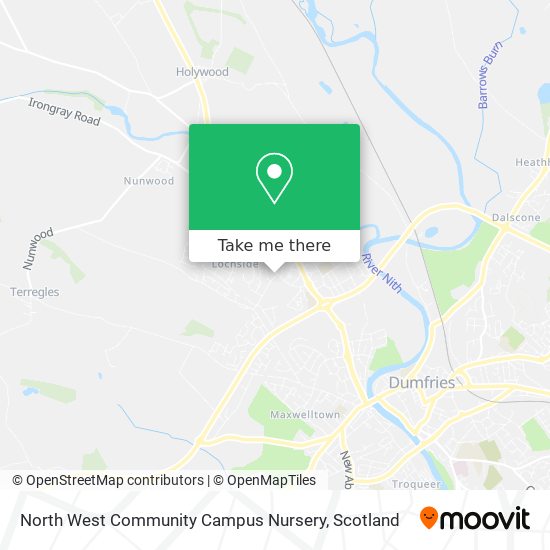 North West Community Campus Nursery map