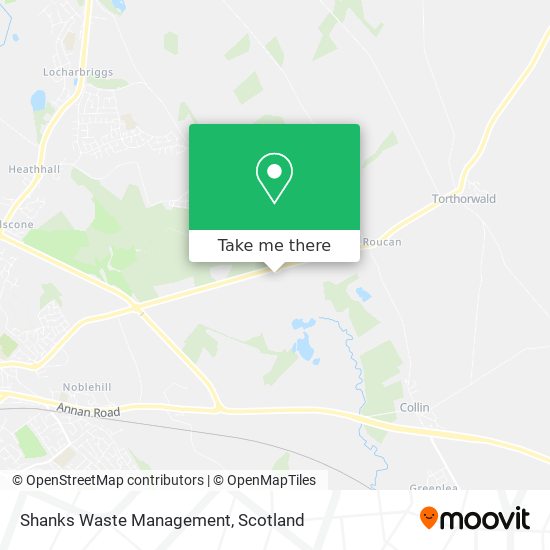 Shanks Waste Management map