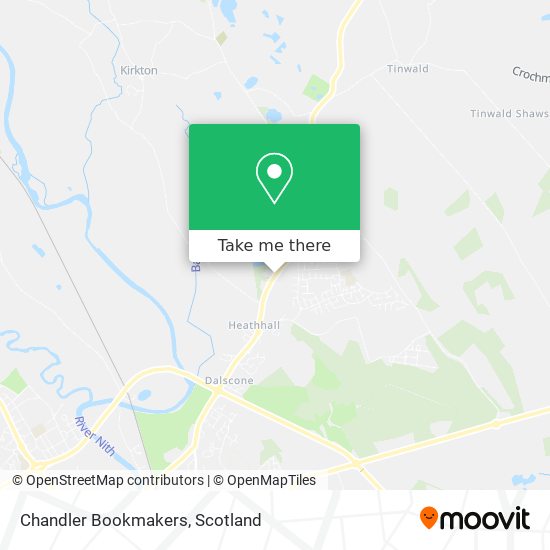Chandler Bookmakers map