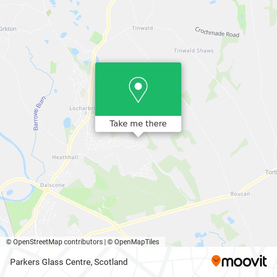 Parkers Glass Centre map