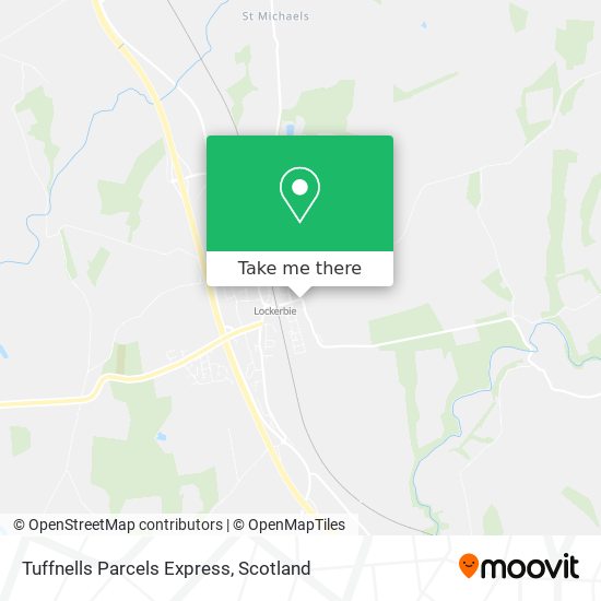Tuffnells Parcels Express map