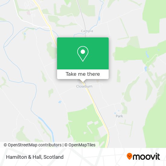 Hamilton & Hall map