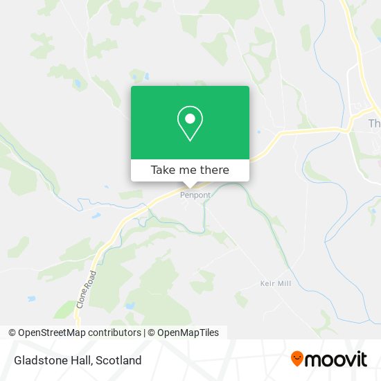 Gladstone Hall map