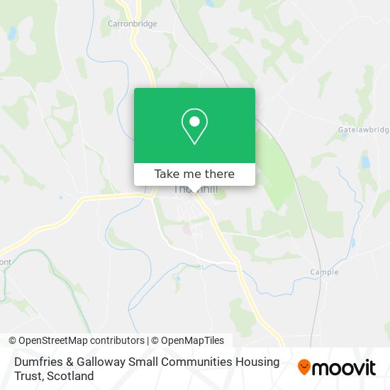 Dumfries & Galloway Small Communities Housing Trust map